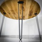 Bordsben Hairpin A 73 cm 40 cm 20 med bordsskiva (15)