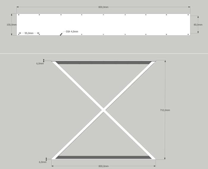 Bordsben X ritning1 Bordsben X ritning1