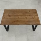 Bordsskiva Antique 1 Grundoljad Brun9
