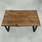 Bordsskiva Live Edge 1 Grundoljad Brun9