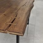 Bordsskiva Rustwood Grundoljad Brun3