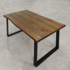 Bordsskiva Wood 2 Grundoljad Brun1