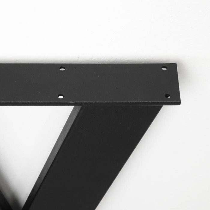 Bordsben Y Metall Svart 3 Bordsben Y Metall Svart 3