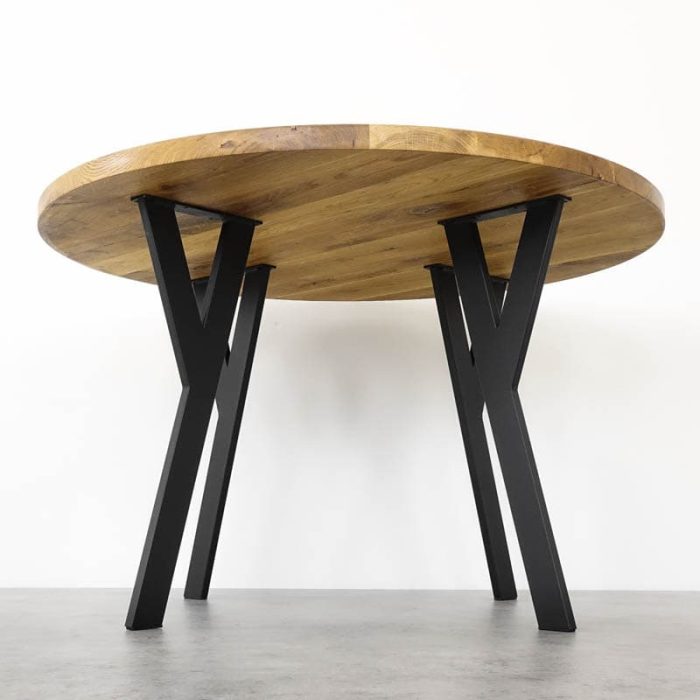 Bordsben Y Metall Svart 5 Bordsben Y Metall Svart 5