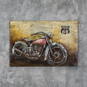 Metalltavla Motocykel 1