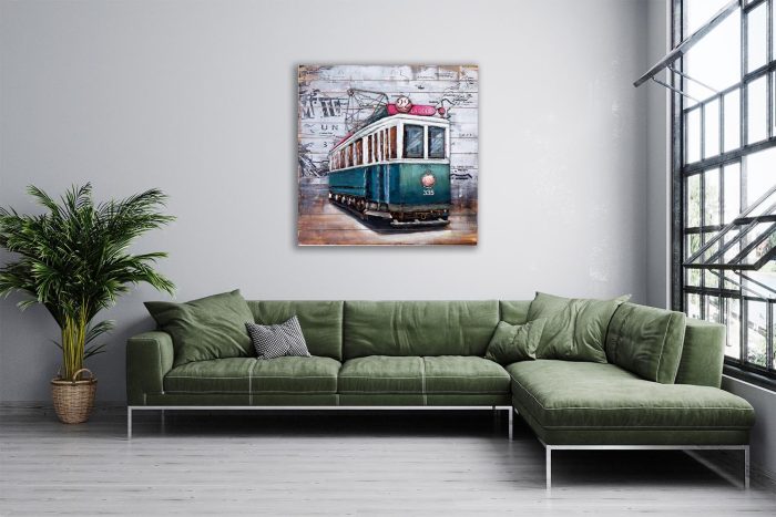 Stylish interior of bright living room with green sofa and plant Stylish interior of bright living room with green sofa and plant