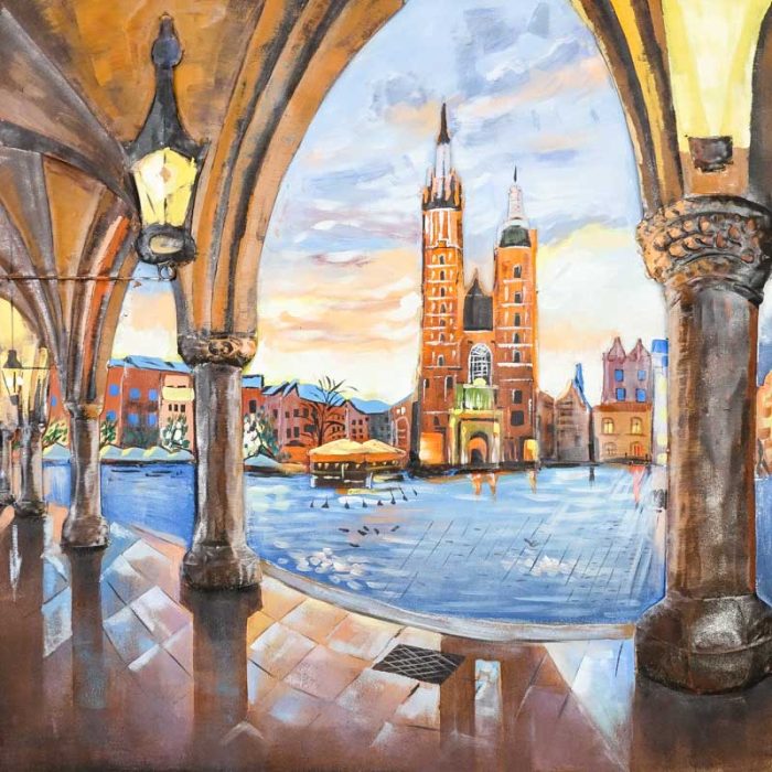 Metal Art, metalltavla europeiskt stad 1.2 Metal Art, metalltavla europeiskt stad 1.2