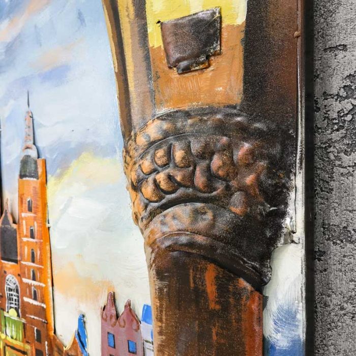 Metal Art, metalltavla europeiskt stad 1.5 Metal Art, metalltavla europeiskt stad 1.5