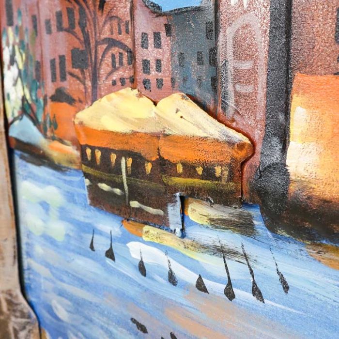 Metal Art, metalltavla europeiskt stad 1.6 Metal Art, metalltavla europeiskt stad 1.6