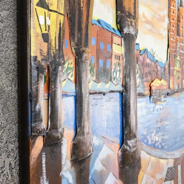 Metal Art, metalltavla europeiskt stad 1.9 Metal Art, metalltavla europeiskt stad 1.9